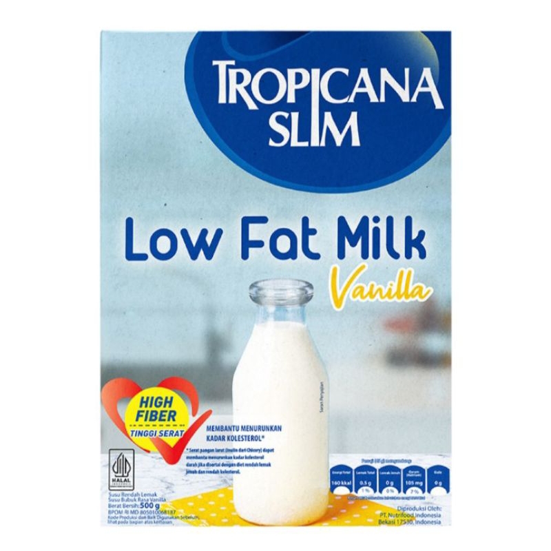 

Tropicana Slim Susu Rendah Lemak Vanila 500 g
