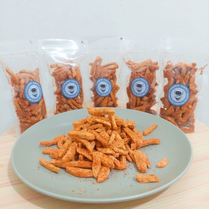 

Basreng Original / Basreng Original Daun Jeruk / Bakso Goreng Pedas Asin Gurih Daun Jeruk - 65 GRAM