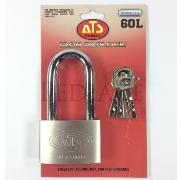 Gembok ATS 60L MM Pagar Anti Karat Gembok Pagar