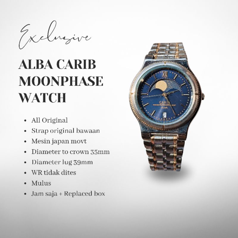 ALBA CARIB MOONPHASE WATCH