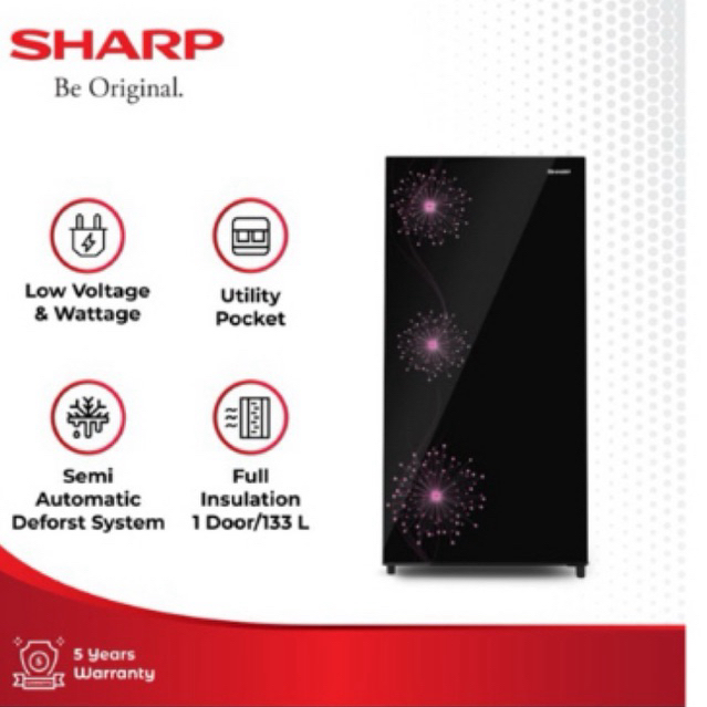 Lemari es SHARP SJ-X167MG Garansi Resmi