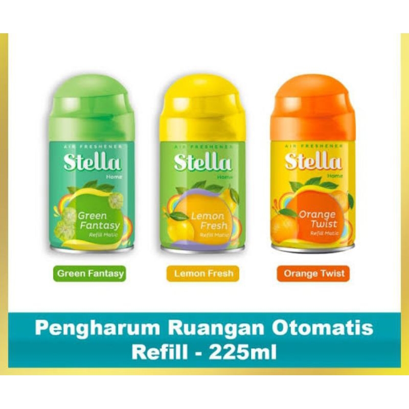 pengharum ruangan otomatis Stella Refil 225 ml