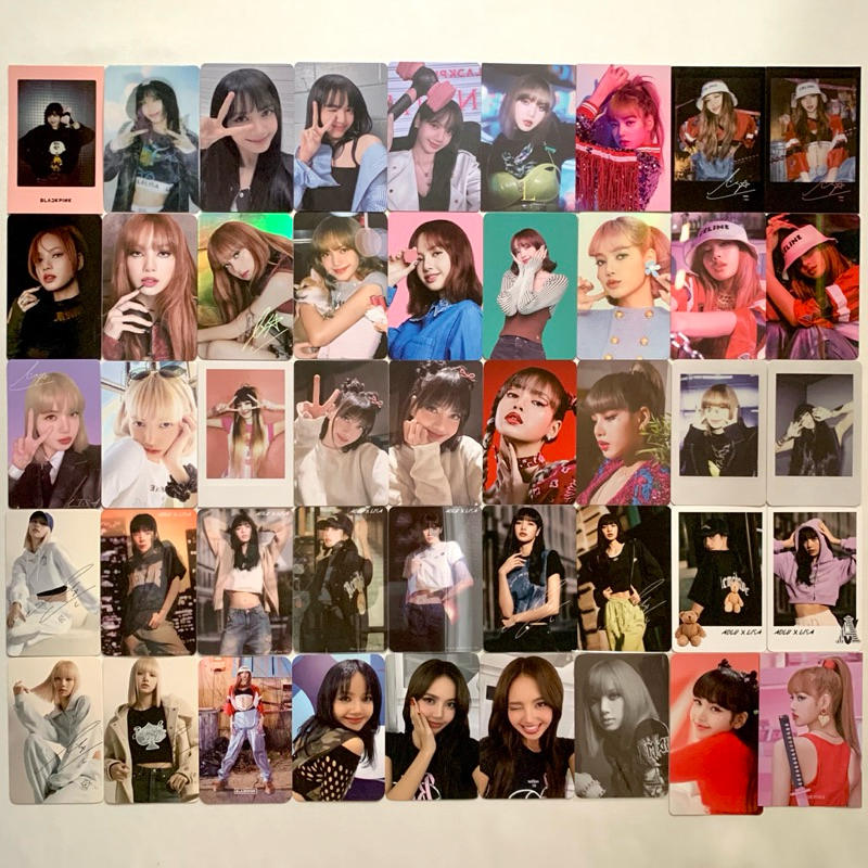 BLACKPINK LISA OFFICIAL PHOTOCARD LUCKY DRAW 0327 PHOTOBOOK SPECIAL EDITION VERSION  VOL 1 2 3 4 POB