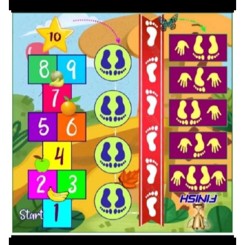 playment/sensorypath/tikar jejak kaki tangan