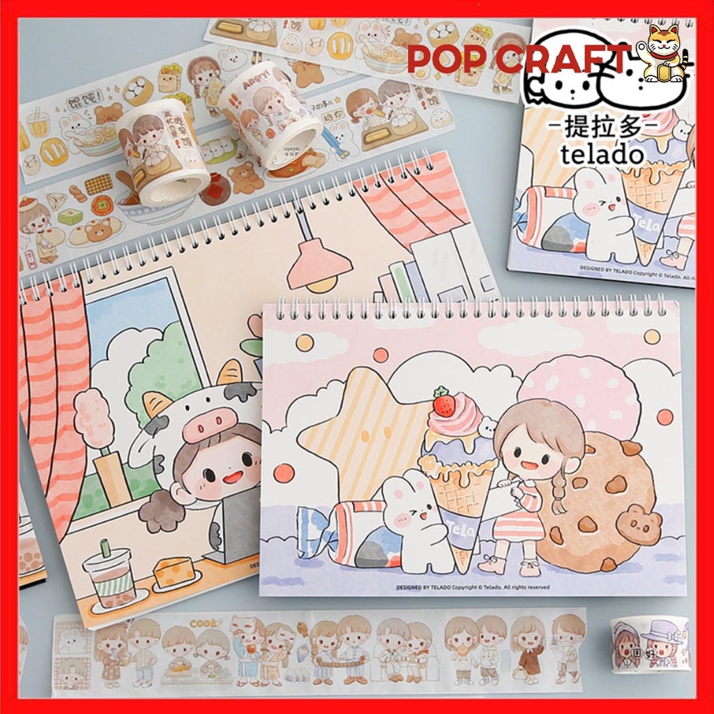 

PC Buku A5 Sticker Buku Buat Tempel Koleksi Stiker Aesthetic / Buku Stiker Buku tempel Stiker TLD35
