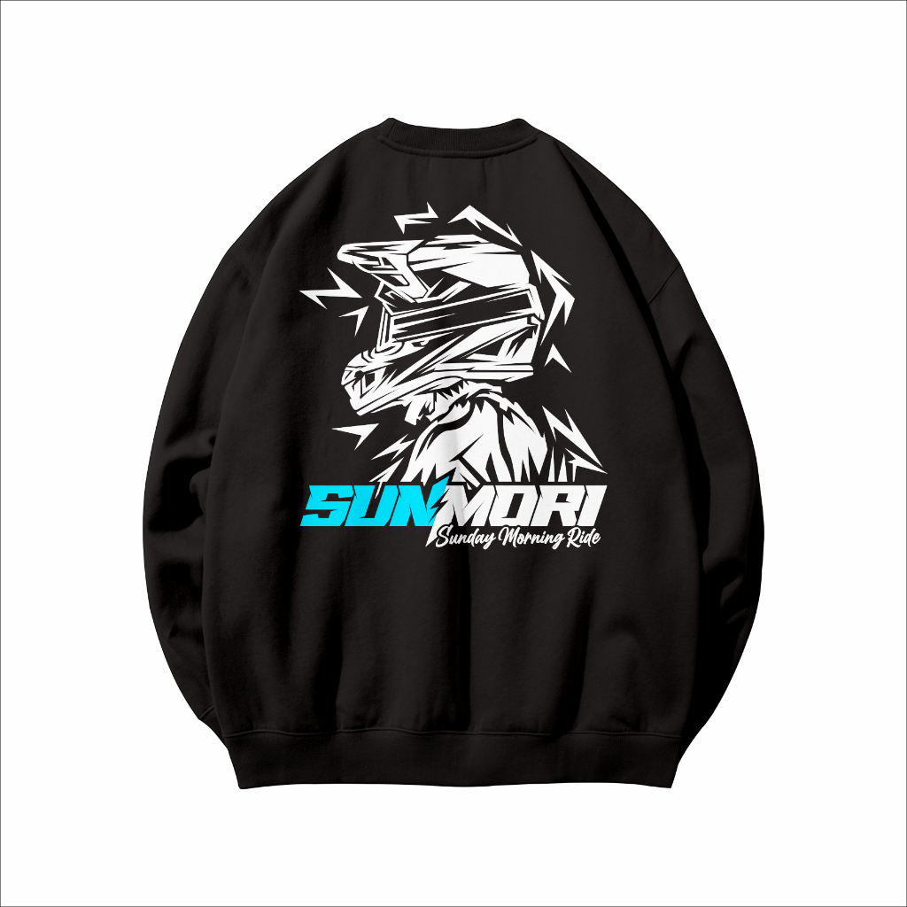 Sweater Crewneck Racing Otomotif Sunmori Rider