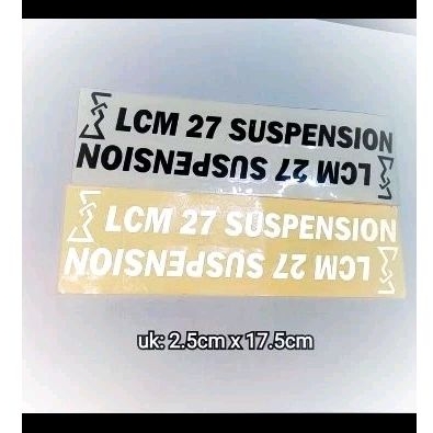 cutting sticker LCM SUSPENSION