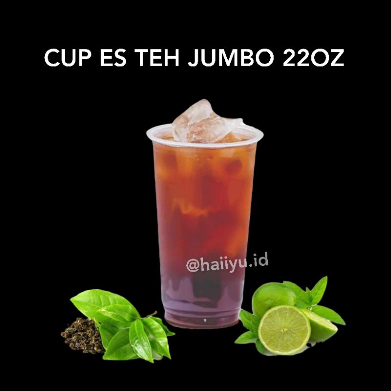 cup es teh jumbo 22oz