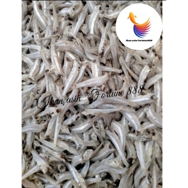 

Ikan Asin Teri Jengki bulat (buang/potong kepala) 1000gram, 500gram, 250gram