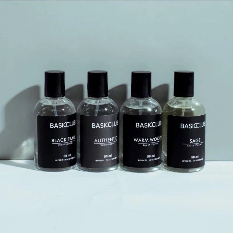 (READY STOCK) Basicclub Geamoore Parfum Unisex 50ml ( Authentic - Black Fame - Warm Woody )