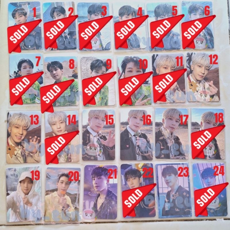 PHOTOCARD WONWOO SEVENTEEN (ATTACCA, FACE THE SUN, SECTOR 17, FML, BE THE SUN, HANABI, THE NAME)