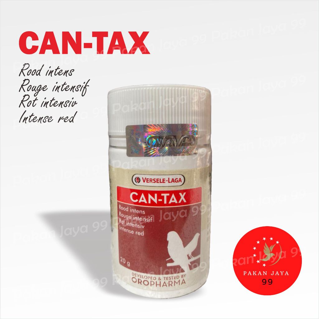 READY CAN-TAX CANTAX 1 BOTOL VERSELE LAGA VITAMIN OBAT PEWARNA MERAH BULU BURUNG KENARI FINCH