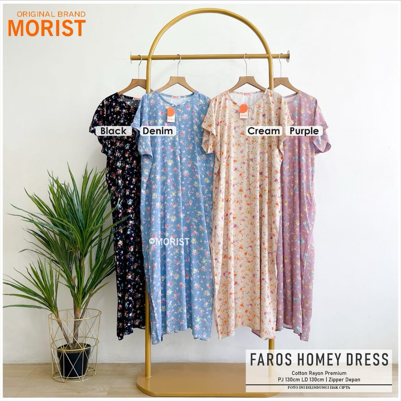 daster jumbo faros homey dress by morist LD 130
