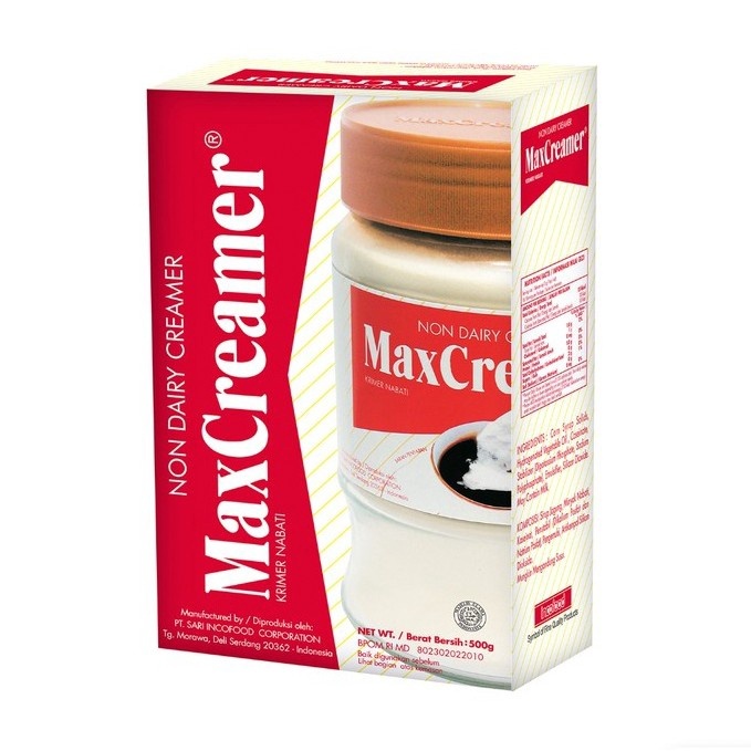 

Max Creamer 500gr – MaxCreamer Non Dairy - Krimer Nabati 500gr