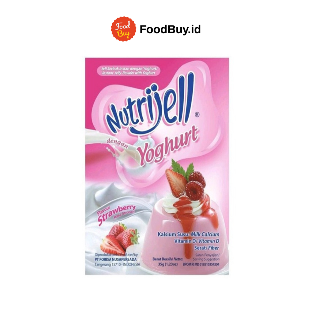 

Nutrijell Yoghurt Rasa Stroberi 35gr