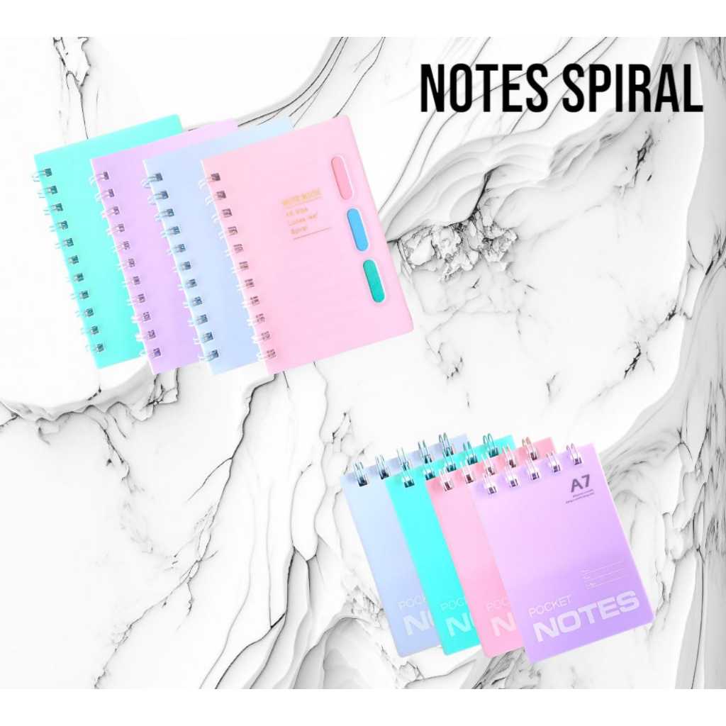 

NOTES SPIRAL CARINEX /NOTEBOOK A6 & A7