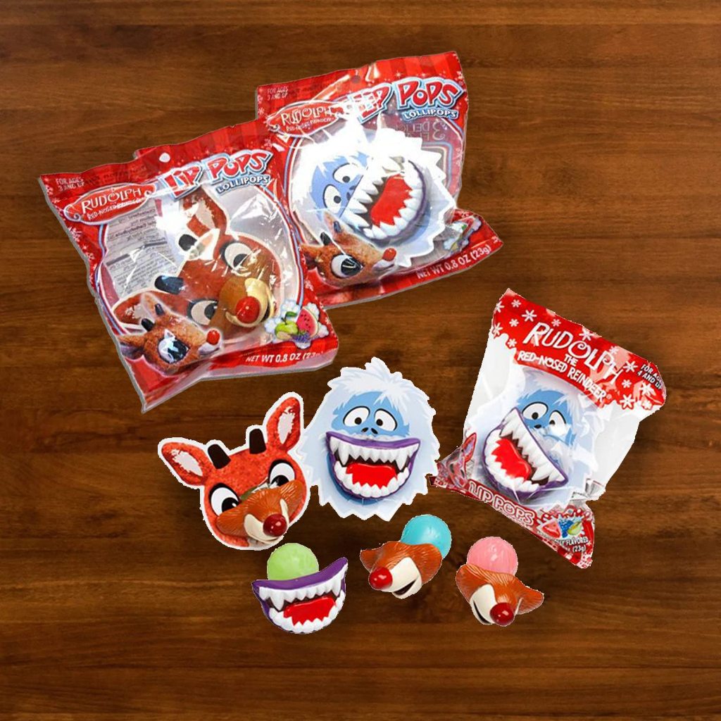 

BUY 1 FREE 1 Rudolph Lip teether Lolipop Candy USA