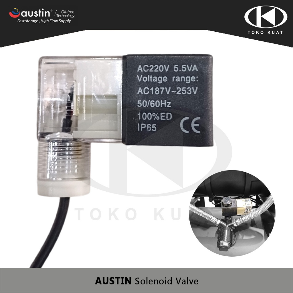 Solenoid Valve AUSTIN Katup Selenoid Kompresor
