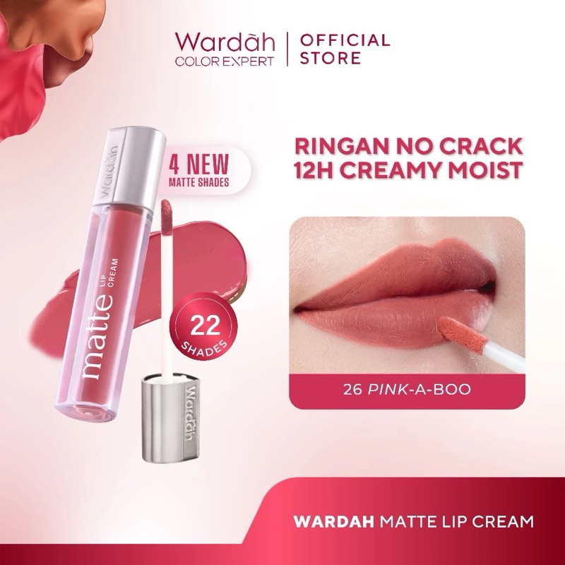 WARDAH EXCLUSIVE MATTE LIP CREAM | WARDAH MATTE LIP CREAM | LIP CREAM WARDAH | LIP WARDAH | WARDAH L