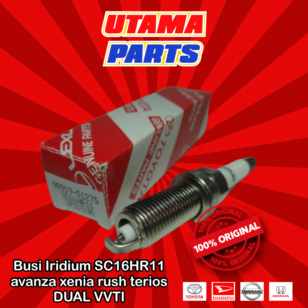 busi iridium avanza xenia rush terios dual vvti