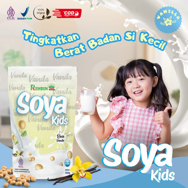 

SUSU KEDELAI BUBUK SOYA KIDS SUSU KEDELAI ANAK SUSU PENAMBAH BERAT BADAN ANAK