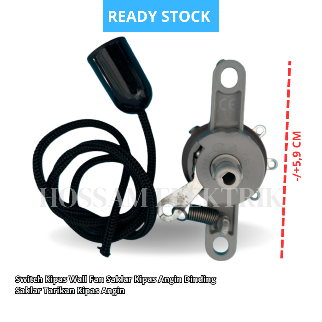 Switch Kipas Wall Fan Saklar Kipas Angin Dinding Saklar Tarikan Kipas Angin