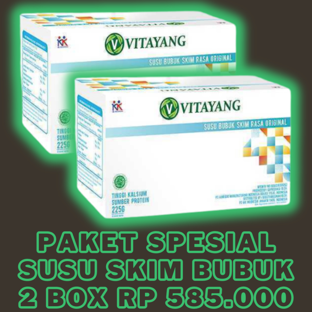 

Paket Murah Vitayang Susu Skim Bubuk Colostrum Meningkatkan Daya Tahan Tubuh Original KK Indonesia