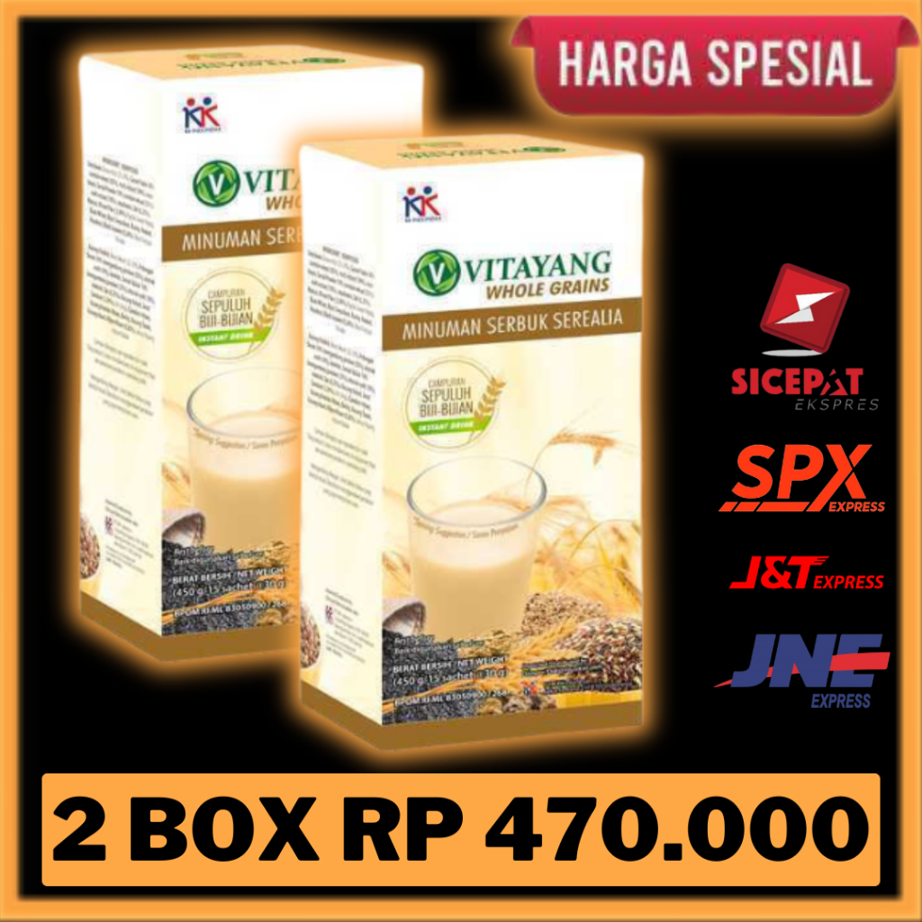 

Vitayang Whole Grains Sarapan Sehat Bergizi Berkualitas Bikin Kenyang Sehat Original KK Indonesia