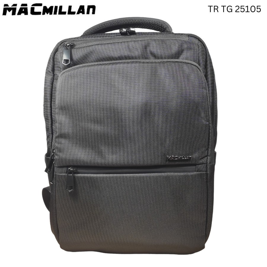 MACMILLAN 25105 - Backpack / Tas Ransel / Tas Laptop / Tas Kantor / Tas Kerja - Hitam, Unisex