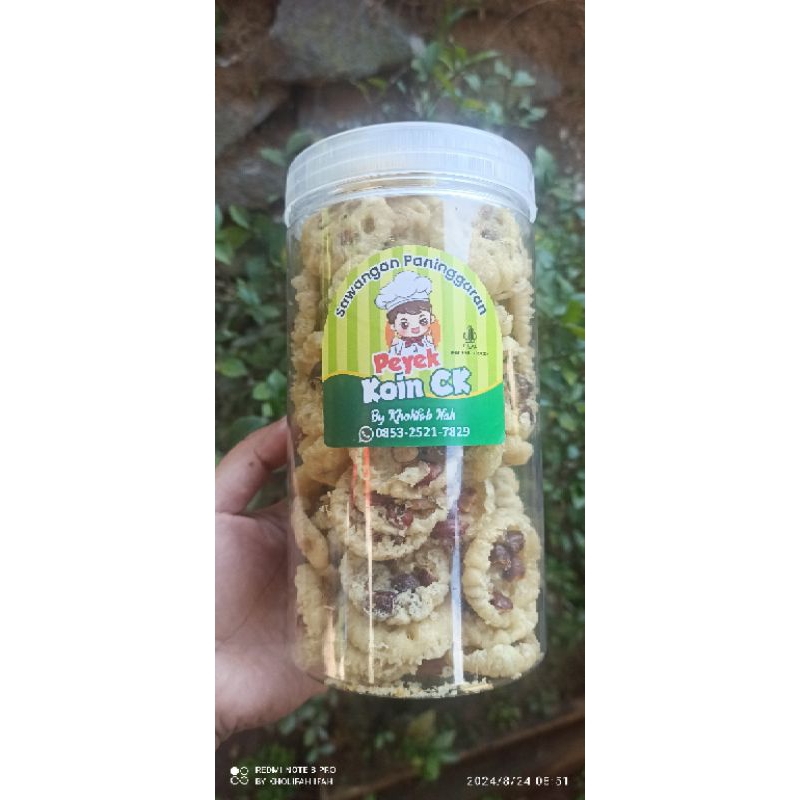 

peyek koin/ peyek kacang gurih