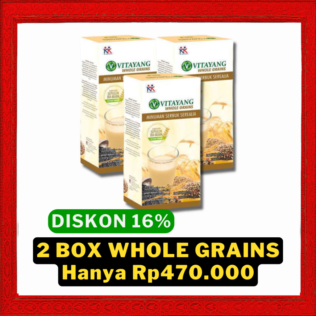 

Vitayang Whole Grains Minuman Serbuk Serelia Gandum Instan Mudah Disajikan Simpel KK Indonesia