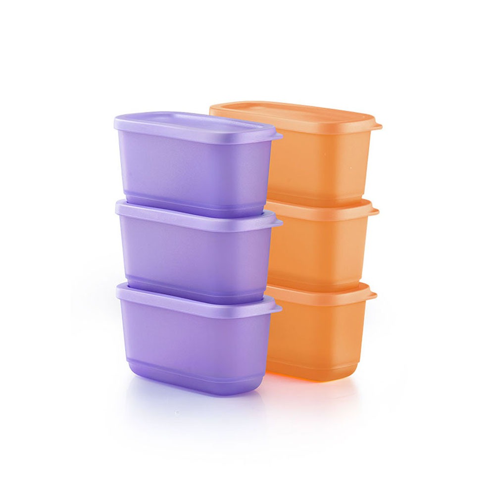 Tupperware Petite Square Persegi Panjang Cubix Mini Rectangular 250ml
