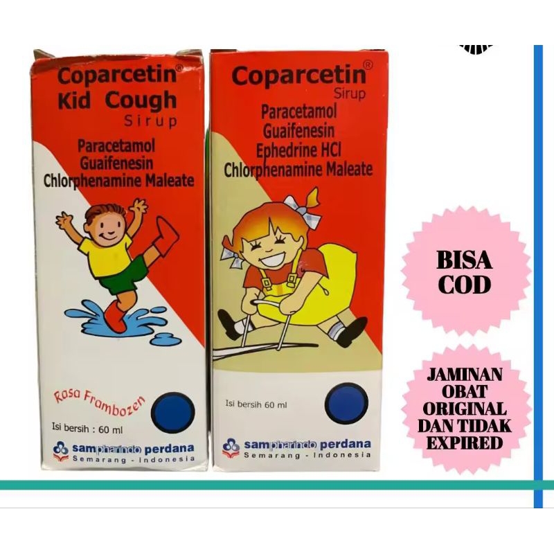 COPARCETIN SYRUP 60 ML PENURUN PANAS ANAK | COPARCETIN SIRUP 60ML FLU DEMAM BATUK PILEK ANAK | Copar