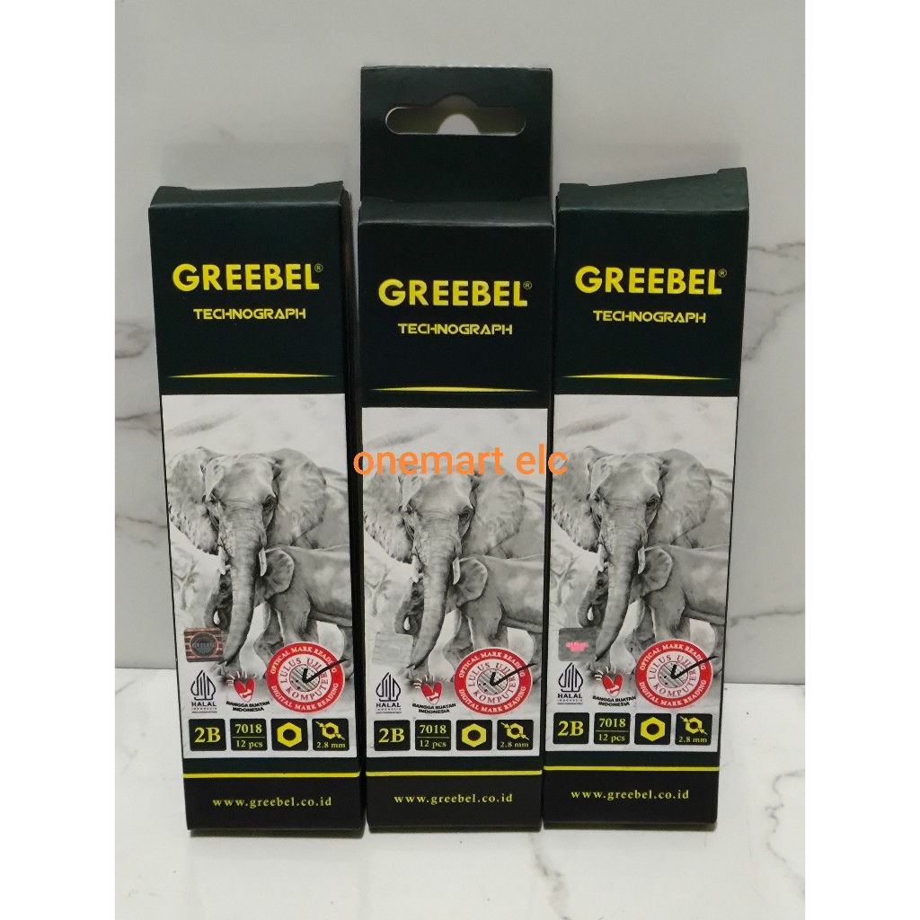 

pensil 2B Greebel 1pak 12 pcs