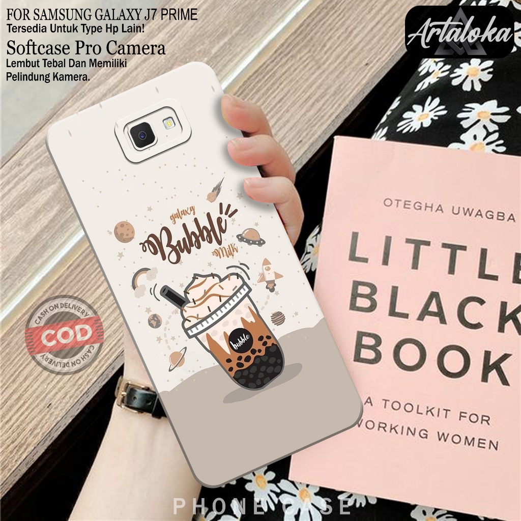 Case Hp Samsung Galaxy J7 Prime Fashion Case Boba Case Samsung Galaxy J7 Prime Silikon TPU Pro Camer