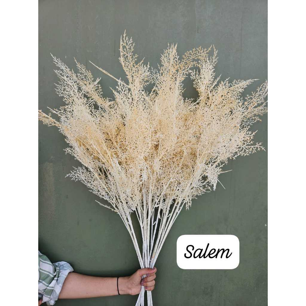 Daun Cemara Asparagus Tangkai Panjang/ Artificial Smoke Bush