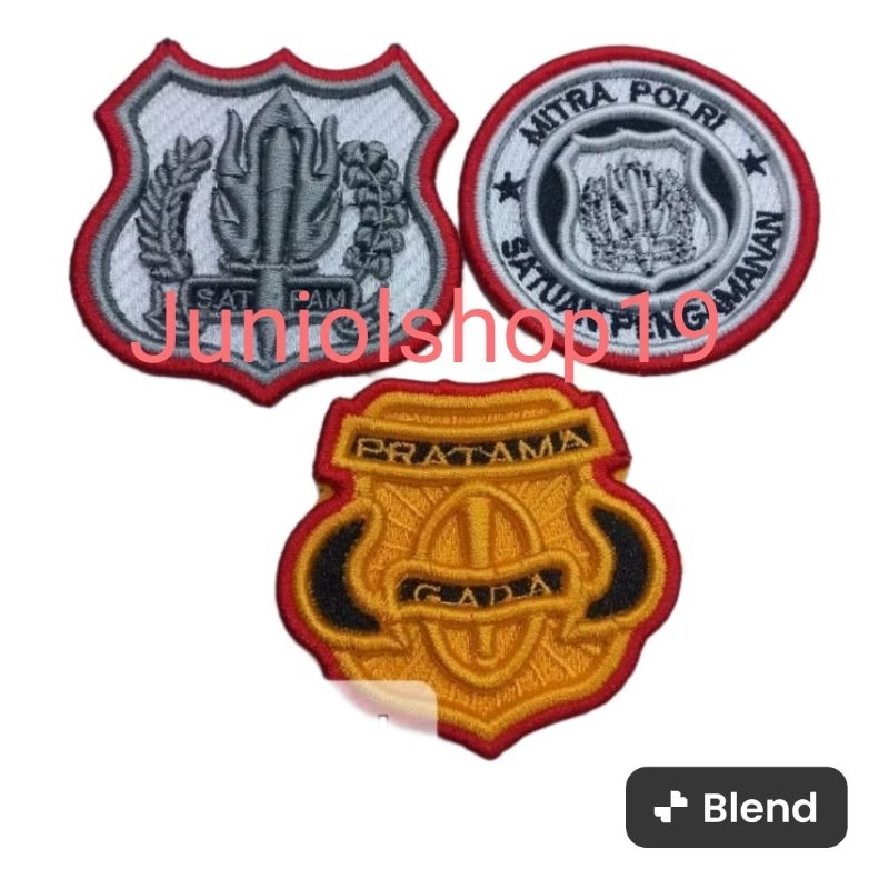 Gada, Mitra Polri dan Kewenangan Bordir Timbul/bordiran custum logo