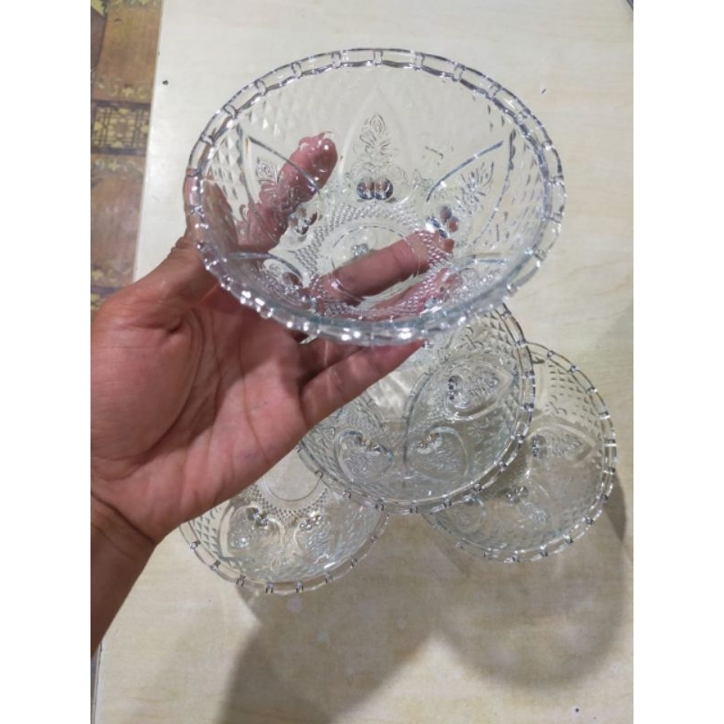 MANGKOK KOBOKAN CUCI TANGAN KACA 6 pcs