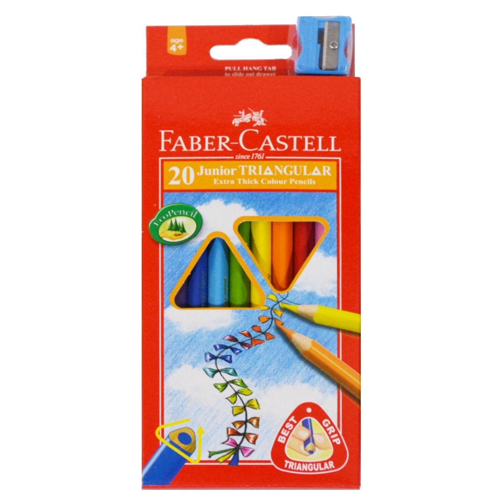 

Gramedia Supratman | FABER CASTELL JUNIOR TRIANGLUAR COLOUR 20 116538-20