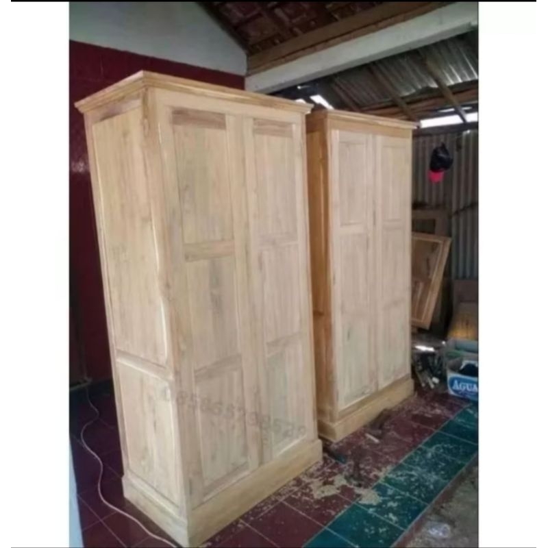 lemari pakaian minimalis Full Kayu Jati lemari baju jati lemari jati