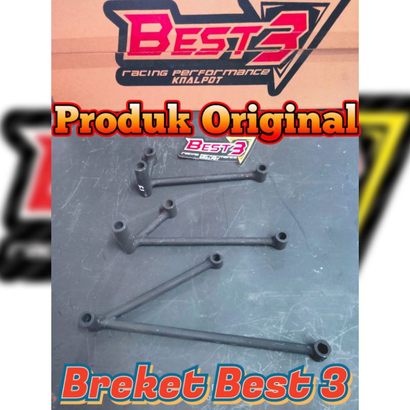 Breket/ pangkon knalpot racing KHUSUS best3 dan sajurai NON COBRA