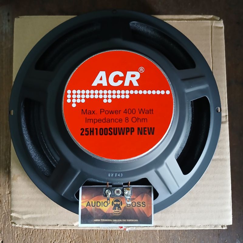 Speaker ACR 10" 25H100SUWPP ACR PRO NEW Woofer 10 in 400 Watt