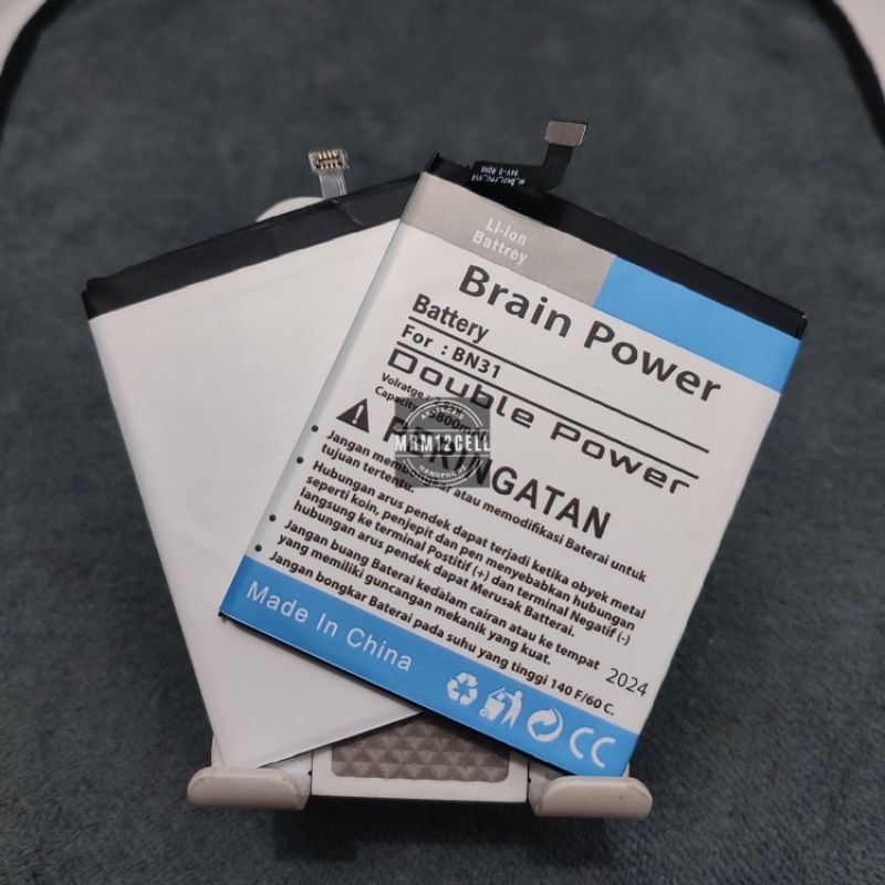 BATU BATRE BATRAI BATTERAY BATRE  REDMI NOTE 5A /MIA1/MI5X BRAIN POWER / DOUBLE POWER BN31  REDMI NO