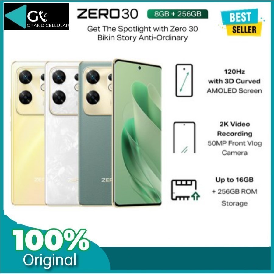 Infinix Zero 30 8/256gb SECOND BERGARANSI