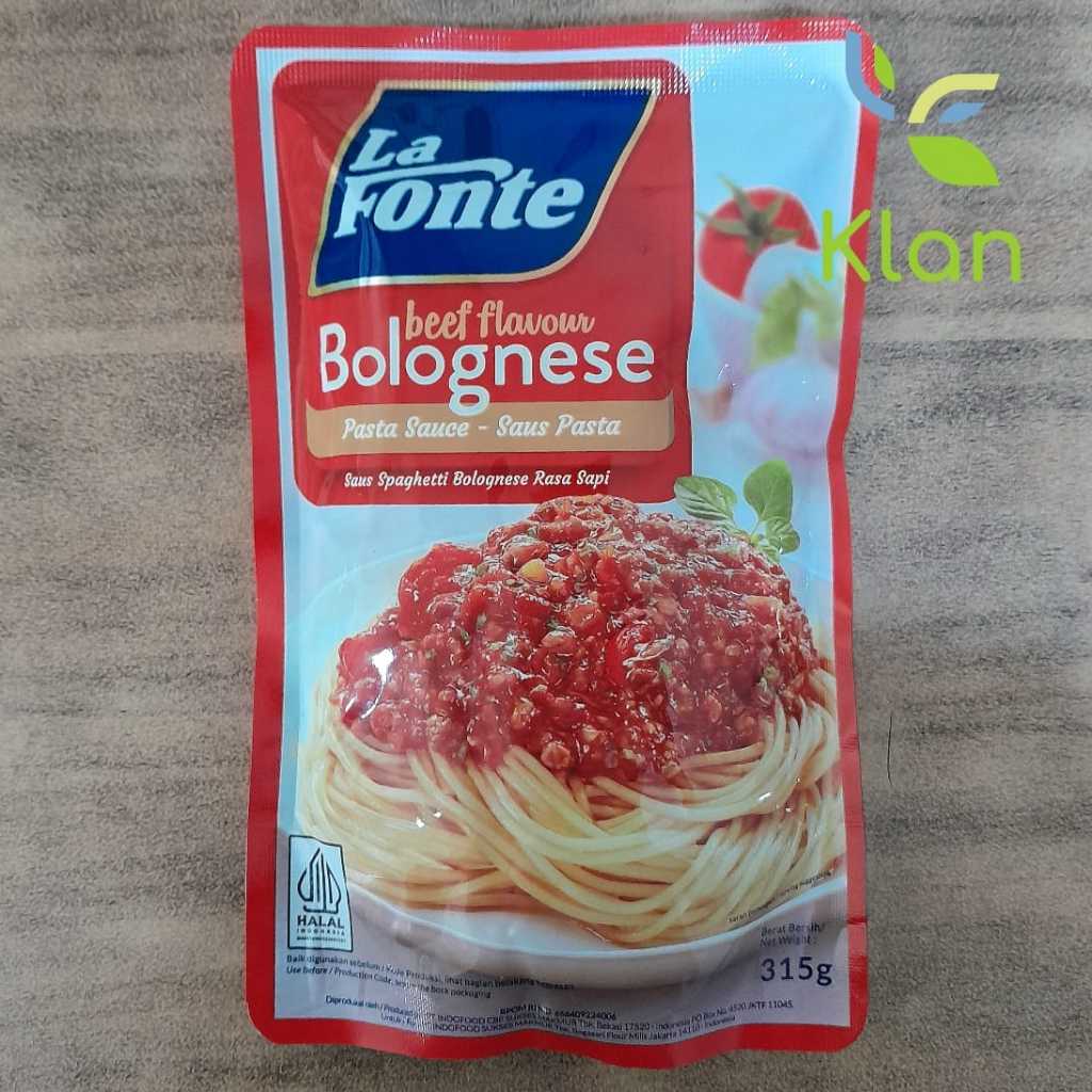 

LA FONTE SAOS PASTA BOLOGNESE BEEF FLAVOUR 315GR/ SAUS PASTA RASA SAPI/ SAOS LAFONTE/ SAUCE PASTA