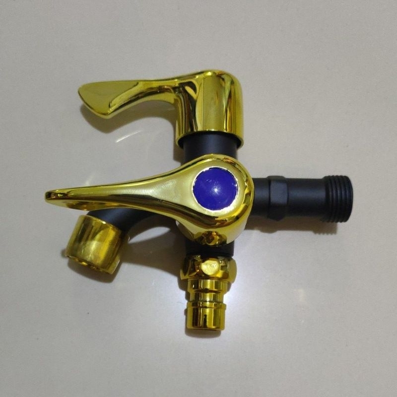 Kran Double / Kran Shower Gold Black