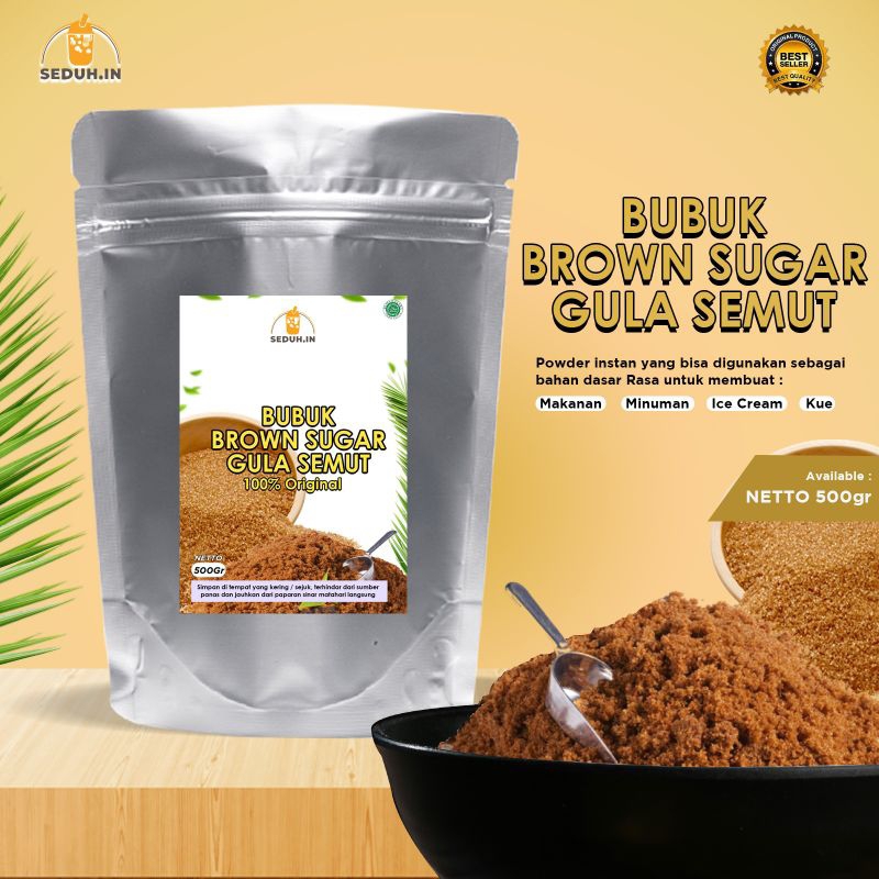 BUBUK PURE GULA AREN SEMUT 100% PREMIUM 500gr / BROWN SUGAR