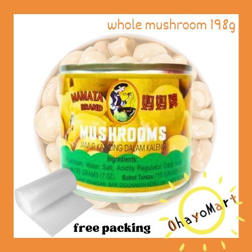 

Mamata Brand Mushrooms / Jamur Kancing Kaleng / Whole Mushroom 198grm