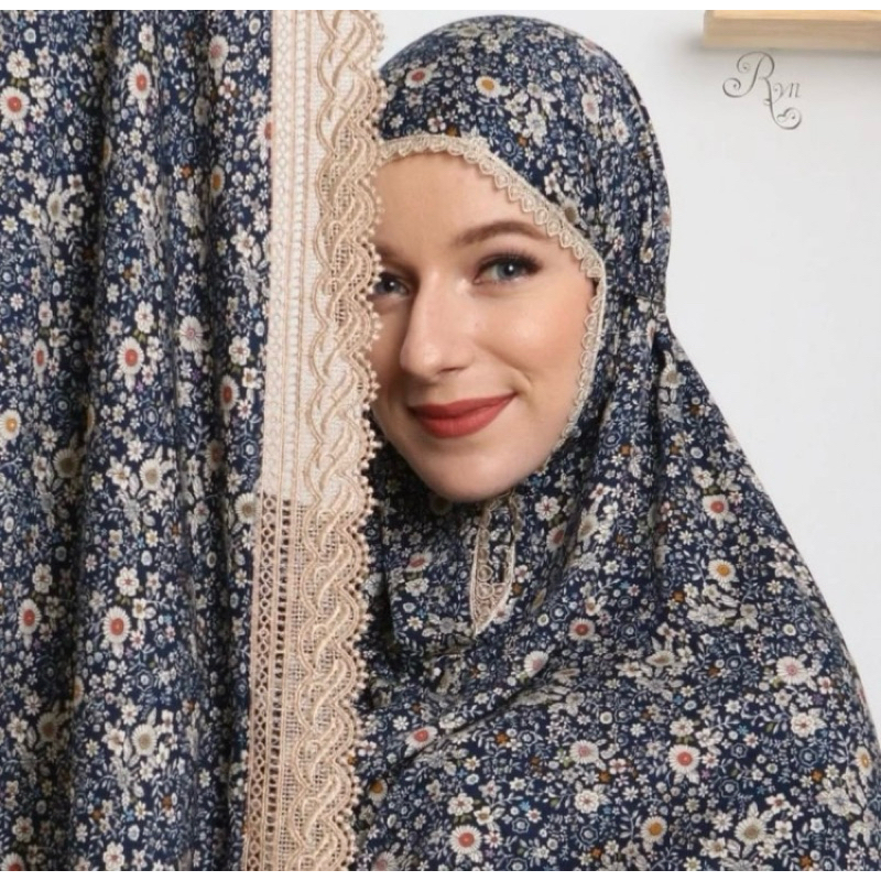 Mukena Dewasa Rayyan Khardasian | Mukena Traveling Rayyan Rayon RYN Jumbo