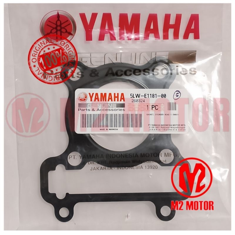 PAKING HEAD MIO/NOUVO 5LW-E1181-00 ORIGINAL YAMAHA